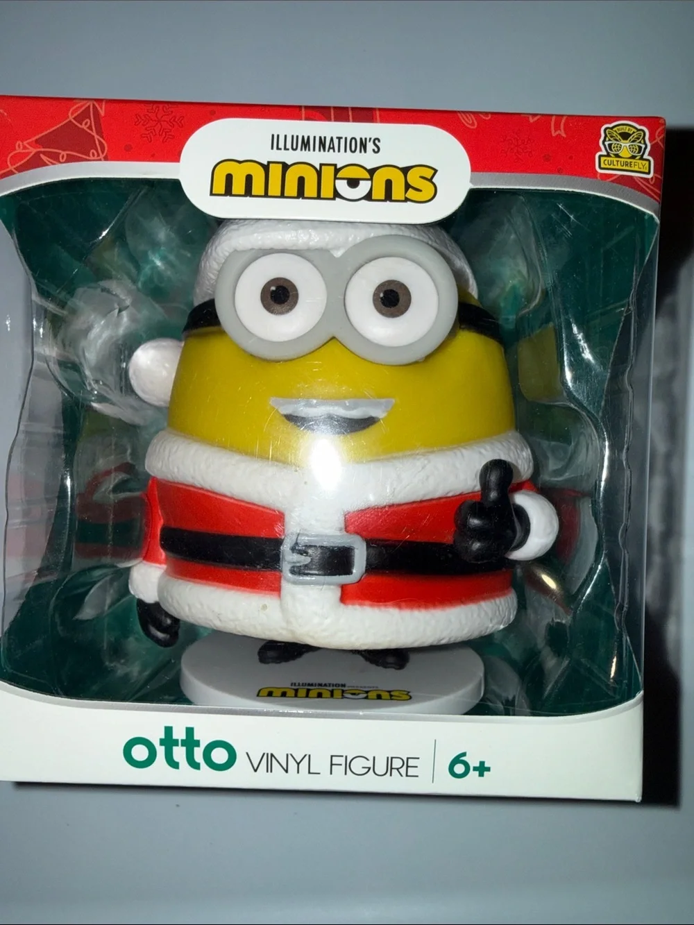 Otto Vinyl Figure - Yellow & Red Santa Outfit